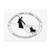 Chasing Windmills Postcard by rosaamarilla Chasing Windmills Postcard