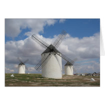 Chasing Windmills V Greeting Cards