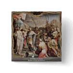 Chastity Of Scipio By Beccafumi Domenico Button