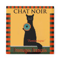Chat Noir Fromages Français magnets
