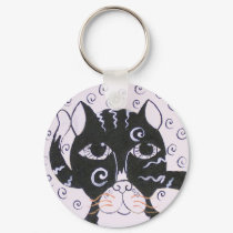 Chat Noir keychains by BeMusedArt Chat Noir keychains