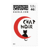 CHAT NOIR postage by naranjay CHAT NOIR postage