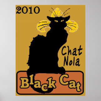 Chat Nola, Black Cat, 2010 Poster