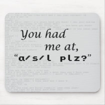 Chat Room Romance Mousepad
