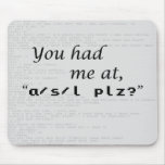 Chat Room Romance Mousepad