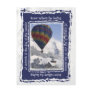Chateau D'Oex, Switzerland - Hot Air Balloon Card Postcard