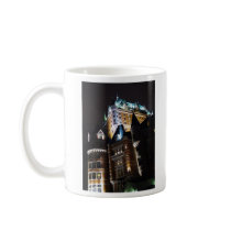 Chateau Frontenac Castle Lit Up At Night Mug by paulbatesphoto Chateau Frontenac Castle Lit Up At Night Mug