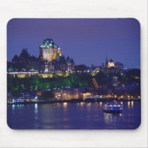 Chateau Frontenac Castle Night Quebec Mousepad by paulbatesphoto Chateau Frontenac Castle Night Quebec Mousepad