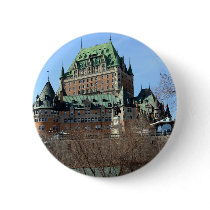 Château Frontenac, Québec, Canada Pinback Button