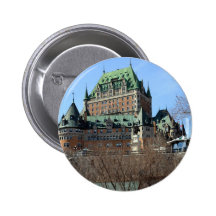 Château Frontenac, Québec, Canada Pinback Button
