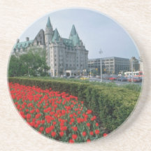 Chateau Laurier Hotel, Ottawa flowers Beverage Coasters