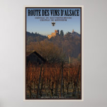 Chateaus Kintzheim and Koenigsbourg Poster