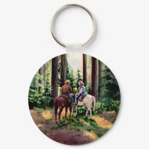 CHATIN' in the SADDLE by SHARON SHARPE keychains by sharonsharpe CHATIN' in the SADDLE by SHARON SHARPE keychains
