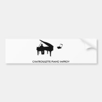 CHATROULETTE PIANO IMPROV bumper stickers