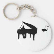 CHATROULETTE PIANO IMPROV keychains