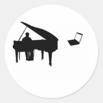 CHATROULETTE PIANO IMPROV stickers