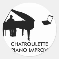 CHATROULETTE PIANO IMPROV stickers