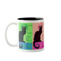 Chats Noir (Black Cats) mugs