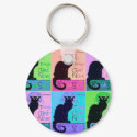 Chats Noir Keychain