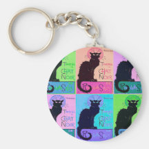 Chats Noir Keychain