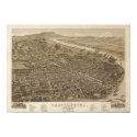Chattanooga Tennessee 1886 Antique Panoramic Map posters by terraprints_classic Chattanooga Tennessee 1886 Antique Panoramic Map posters