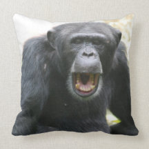 Chatty Chimpanzee Pillow