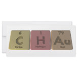 Chau as Carbon Hydrogen Gold Rack Card