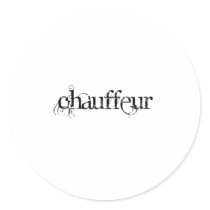 Chauffeur Stickers