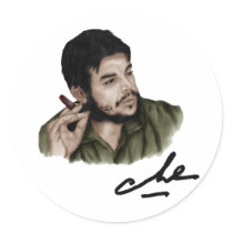 che_guevara_52 round sticker