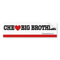 Che Guevara - Che Heart Big Brother: BumperSticker bumper stickers