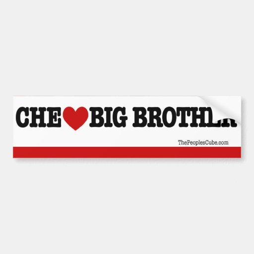 Che Guevara - Che Heart Big Brother: BumperSticker Bumper Stickers
