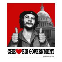 Che Guevara - Che Heart Big Government Poster posters