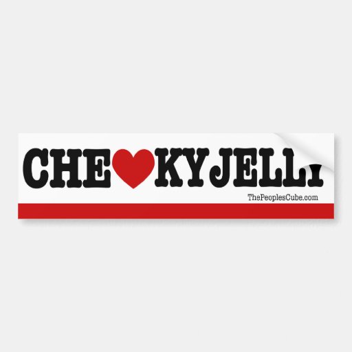 Che Guevara - Che Heart KY Jelly: BumperSticker Bumper Stickers