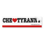 Che Guevara - Che Heart Tyranny: Bumpersticker Bumper Stickers