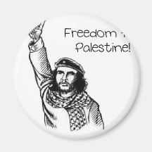Che Guevara , Freedom for Palestine! Fridge Magnet