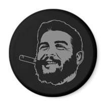 Che Guevara with Cigar Portrait Magnet