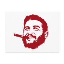 Che Guevara with Cigar Portrait Postcard