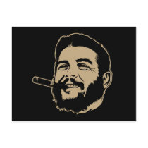 Che Guevara with Cigar Portrait Postcard