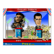 Che O and Romney postcards