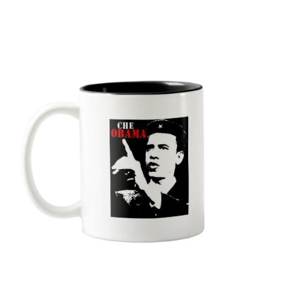 Che Obama logo idiots4obama.com coffee cup Coffee Mug by idiotsforobama