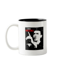 Che Obama logo idiots4obama.com coffee cup mugs