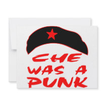 Che Was A Punk Custom Invites