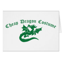 Cheap Dragon Costume Greeting Card