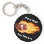 Cheap Football Gifts for TEAM with NUMBER, NAME Key Chain