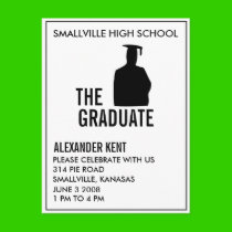 Cheap Grad Invite : The Graduate Postcard