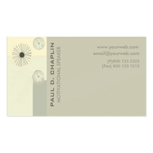 Cheap Modern Edgy Business Card (front side)