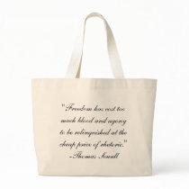 "Cheap Rhetoric" Tote Bag