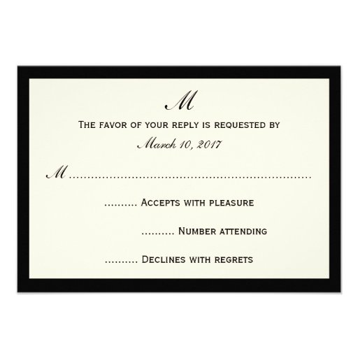rsvp card maker