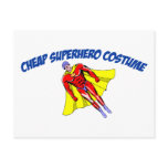 Cheap Superhero Costume Post Card