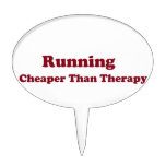 Cheaper than therapy burgandy cake toppers